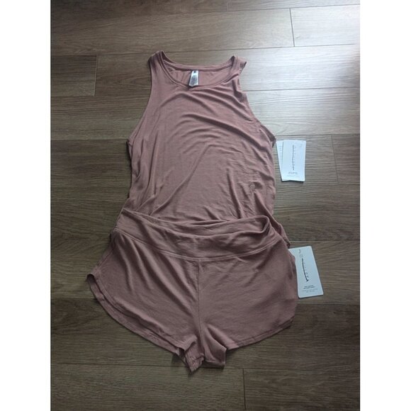 Athleta | Well Rested Rib Sleep Set In Palermo Pink - Picture 4 of 12